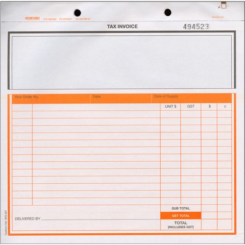 Rediform SRS307 C Less Sets Inv Del Trip 216x216mm 50's box of 500_2